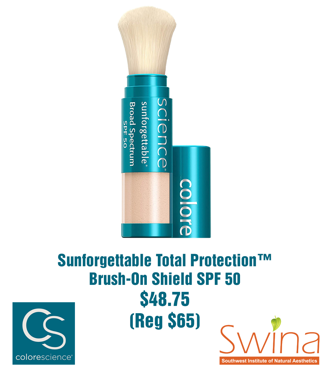 Colorescience - Sunforgettable Total Protection™ Brush-On Shield SPF 50 (SWINA Product of the Week)